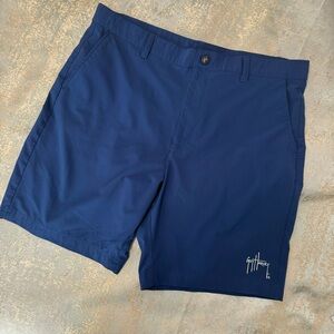 Guy Harvey Men’s Blue Golf Shorts